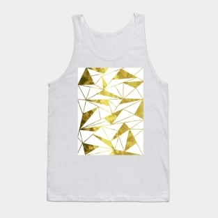 GOLD Geometric Abstract Designs Tank Top